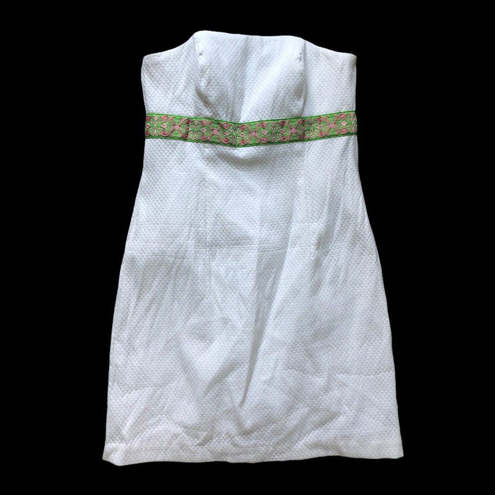 Melly M White Strapless Mini Dress 6